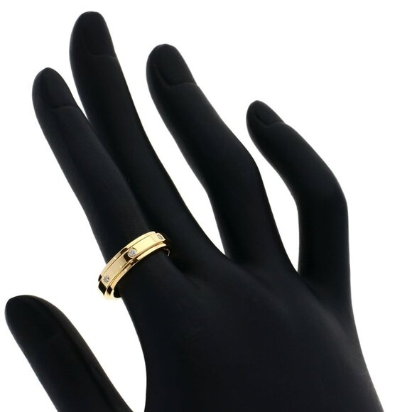 PIAGET 18k Rose Gold Diamond Ring #51 - Picture 5 of 6